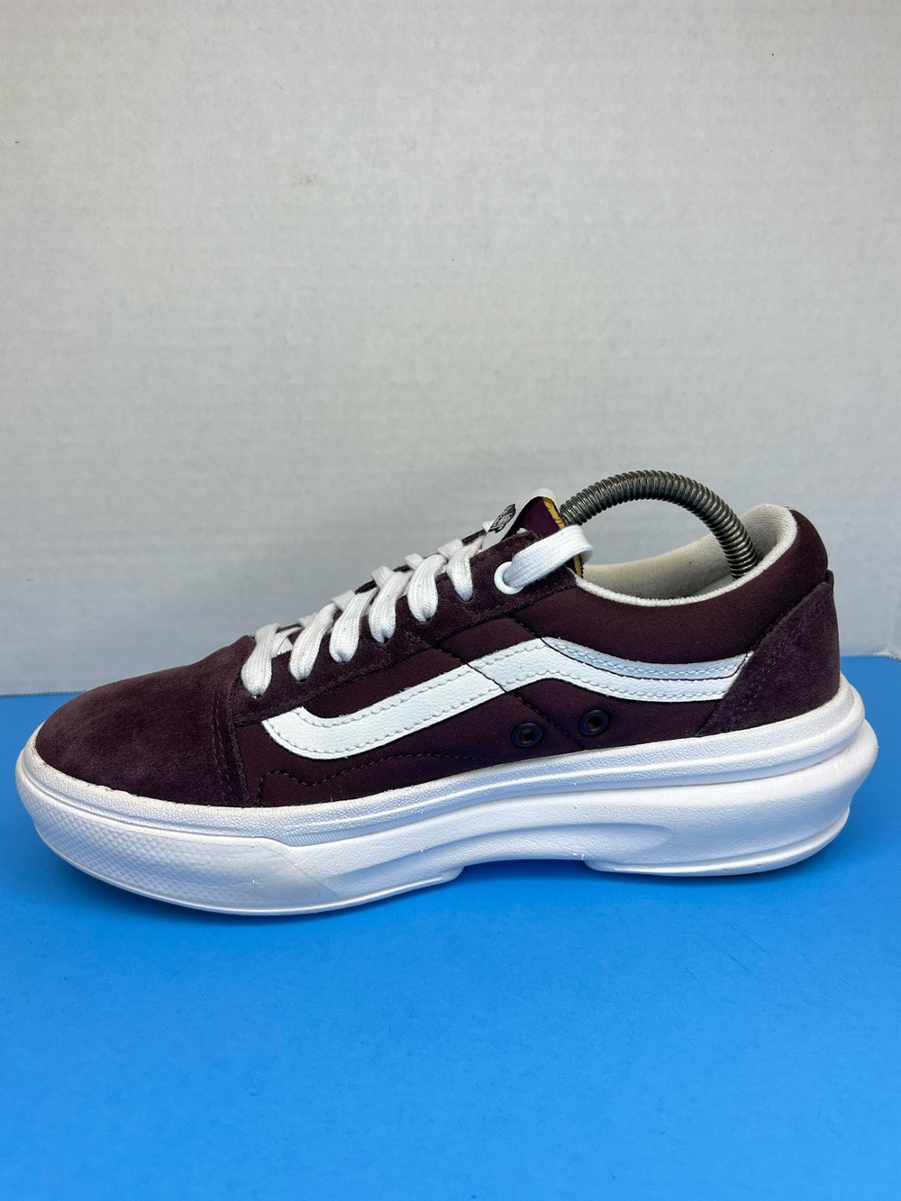 Vans Old Skool Overt CC Platform Sneaker Womens 9 Color:Wine Tasting LKNW! - Picture 11 of 15